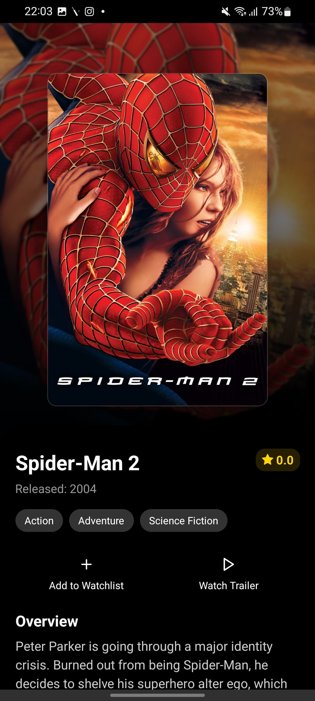 Personal watchlist